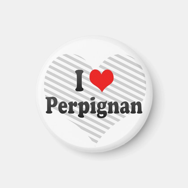 I Love Perpignan, France Magnet (Front)