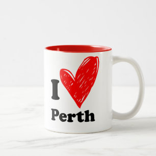 I love Perth Two-Tone Coffee Mug
