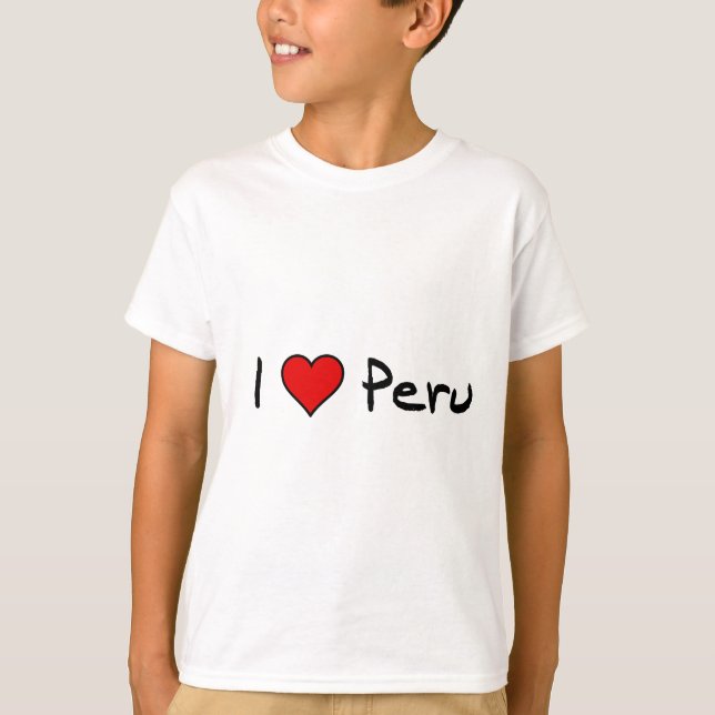 I love Peru T-Shirt (Front)