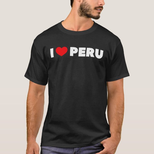 I Love Peru T-Shirt (Front)