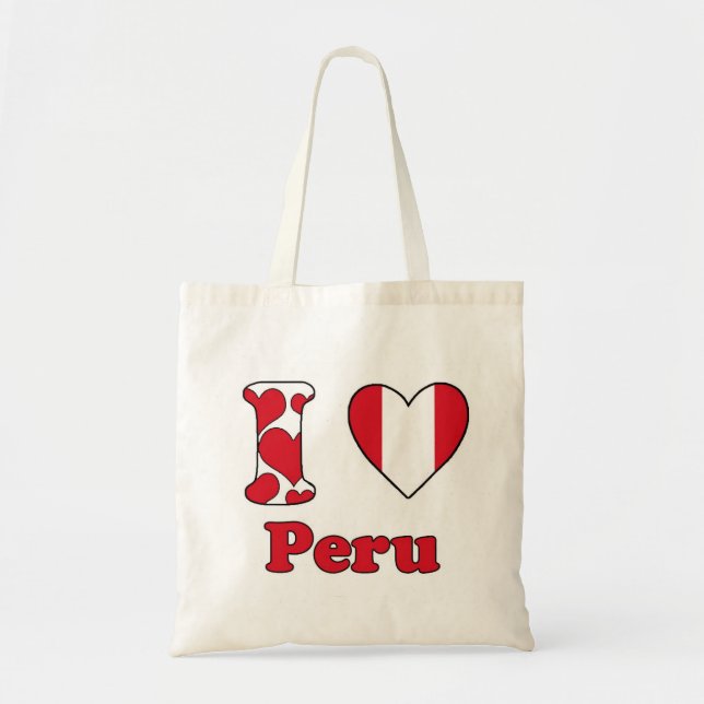 I love Peru Tote Bag (Front)