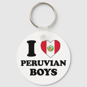 I love Peruvian boys Keychain