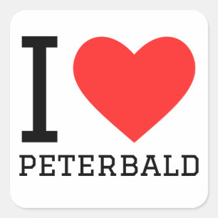 I love peterbald square sticker