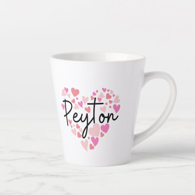 I love Peyton Latte Mug (Right)