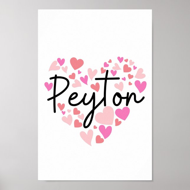 I love Peyton Poster (Front)