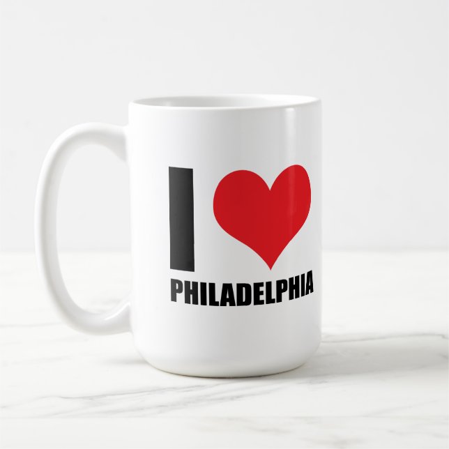 I love Philadelphia Coffee Mug (Left)