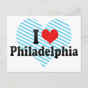 I Love Philadelphia Postcard