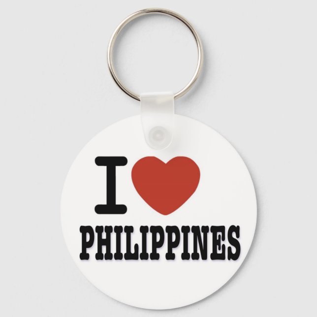 I LOVE PHILIPPINES KEYCHAIN (Front)