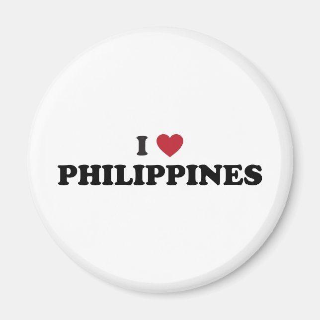 I Love Philippines Magnet (Front)