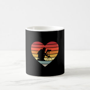 I Love Photographing Vintage Heart Coffee Mug