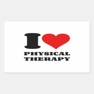 I LOVE PHYSICAL THERAPY STICKER