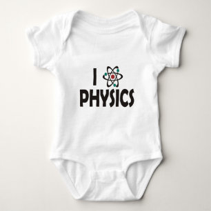 I Love Physics Baby Bodysuit