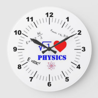 I Love Physics Wall Clock