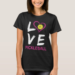 I Love Pickleball Pickle Ball Tee for Player