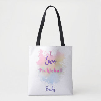 I Love Pickleball Tote Bag
