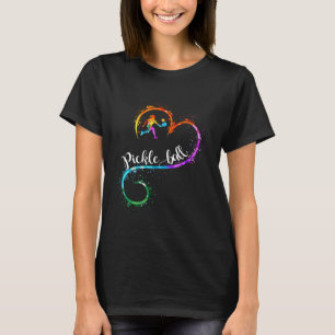 I Love Pickleball Watercolors  Pickleball Girl Pla T-Shirt