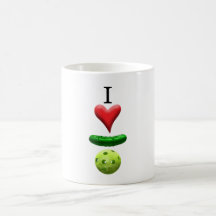 I Love Pickleball - White -