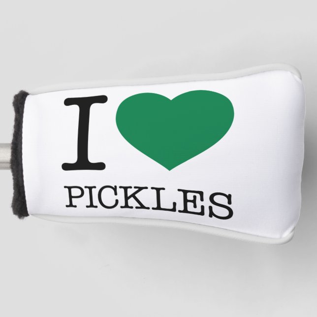 I LOVE PICKLES GOLF HEAD COVER (Front)