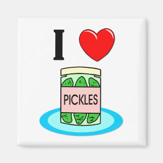 I Love Pickles Magnet