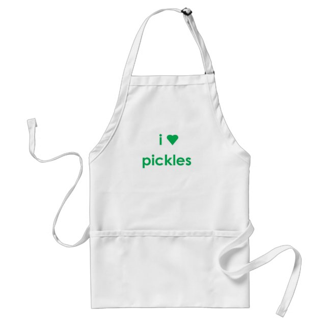 i love pickles standard apron (Front)