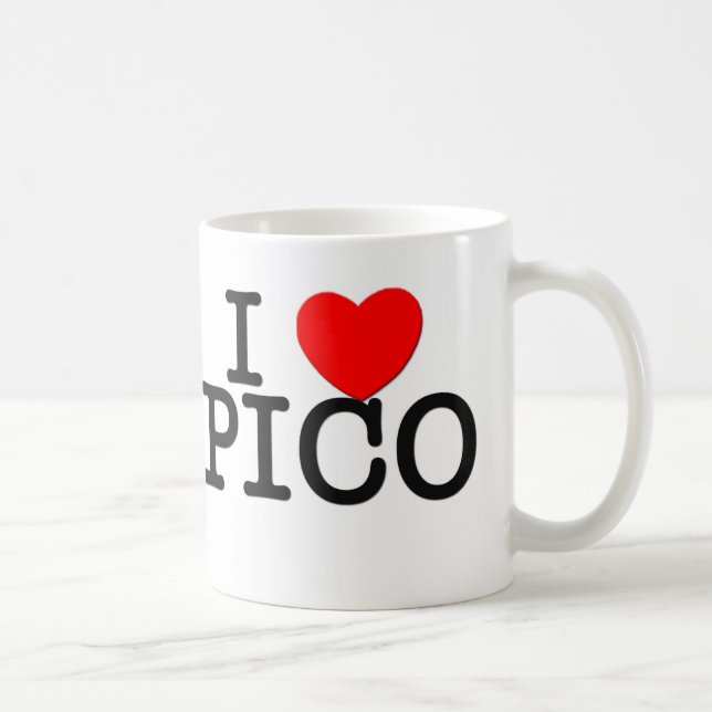 I Love Pico Massachusetts Coffee Mug (Right)