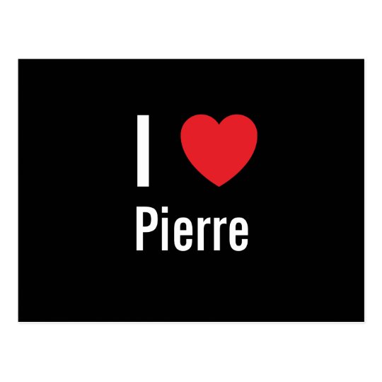 I love Pierre Postcard