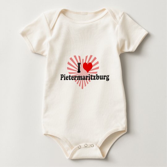 I Love Pietermaritzburg, South Africa Baby Bodysuit