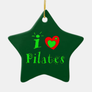 I Love Pilates - Christmas Ornament