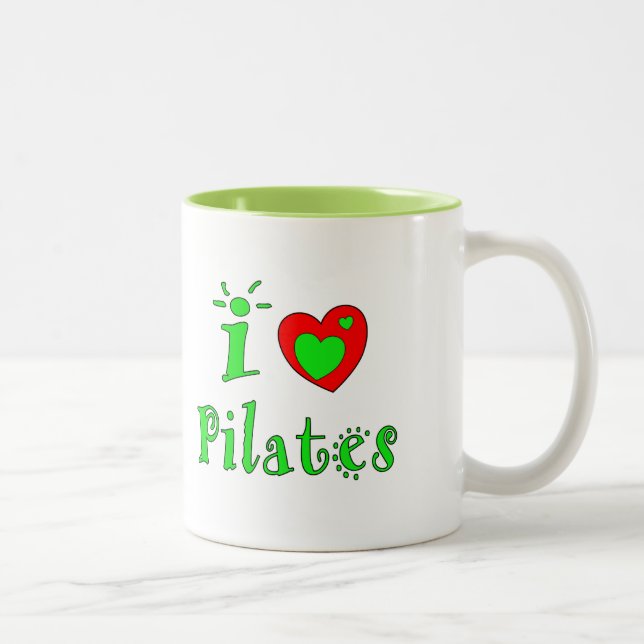 I Love Pilates - Custom Coffee Mugs (Right)