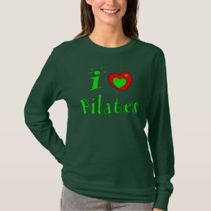 I Love Pilates - Womens Long-Sleeve Pilates Top