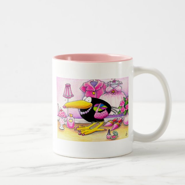 I love PINK mug (Right)
