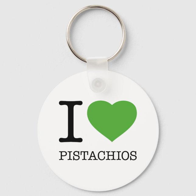I LOVE PISTACHIOS KEYCHAIN (Front)