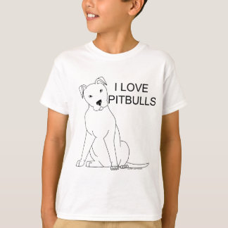 I Love Pitbulls T-Shirt
