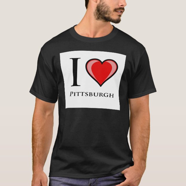 I Love Pittsburgh T-Shirt (Front)