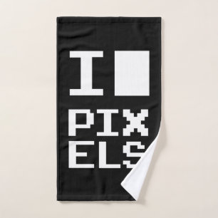 I Love Pixels, design geek, art des pixels