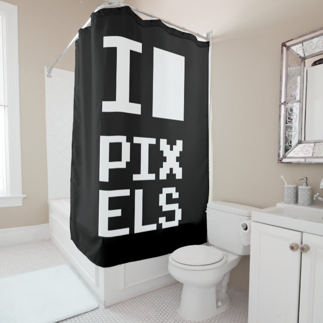 I Love Pixels, geek design, pixel art (In Situ)