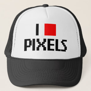 I Love Pixels Hat