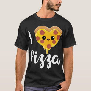 I love Pizza - Funny Foodie Cheese Salami Lover Gi T-Shirt