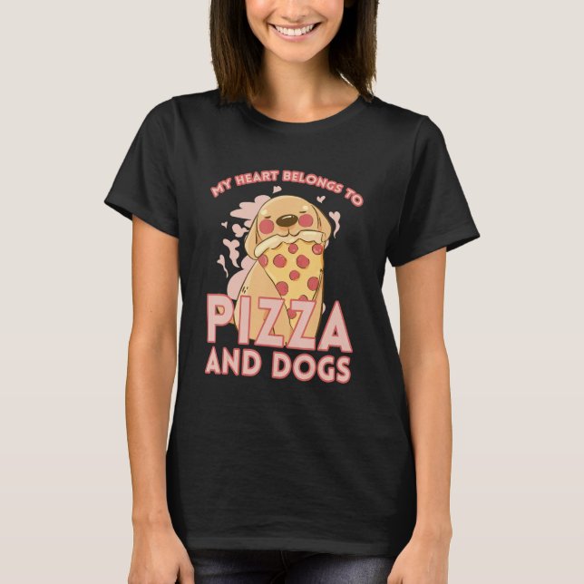 I Love Pizza Heart Valentines Day_3 T-Shirt (Front)
