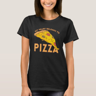 I Love Pizza Heart Valentines Day_5 T-Shirt