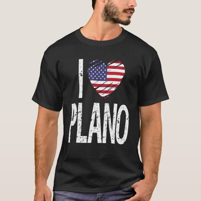 I Love Plano T-Shirt (Front)