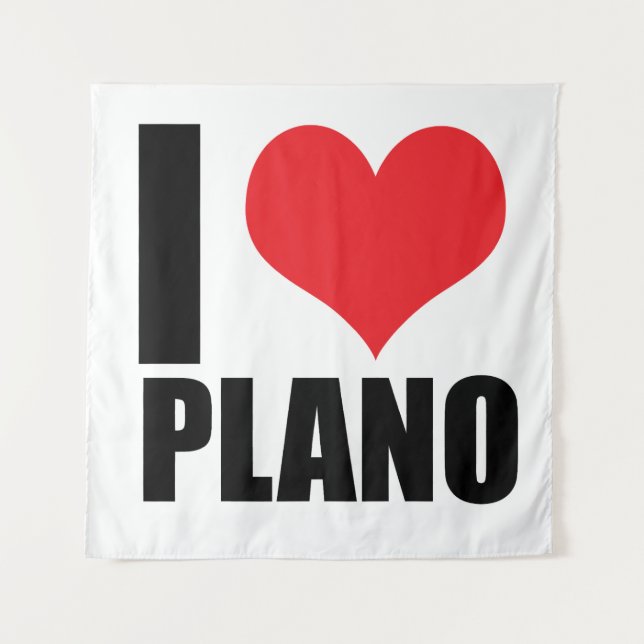 I love Plano Tapestry (Front)