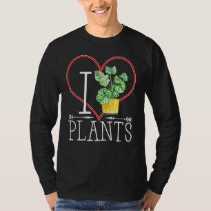 I Love Plants I Love Gardening Mom Dad Kids T-Shirt