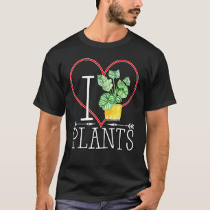 I Love Plants I Love Gardening Mom Dad Kids T-Shirt