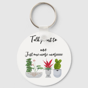 I Love Plants Keychain