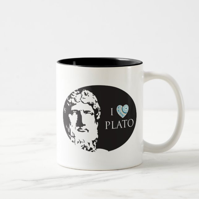 I Love Plato Mug (Right)
