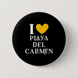I Love Playa Del Carmen Mexico Vacation _2  2 Inch Round Button