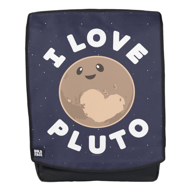 I Love Pluto Backpack (Front)