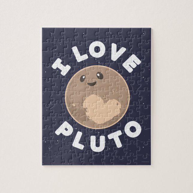 I Love Pluto Jigsaw Puzzle (Vertical)