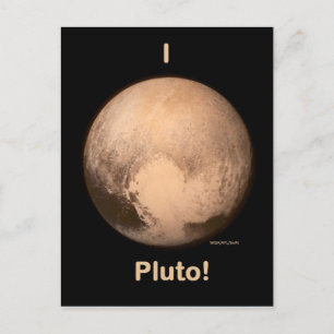 I love Pluto! Postcard